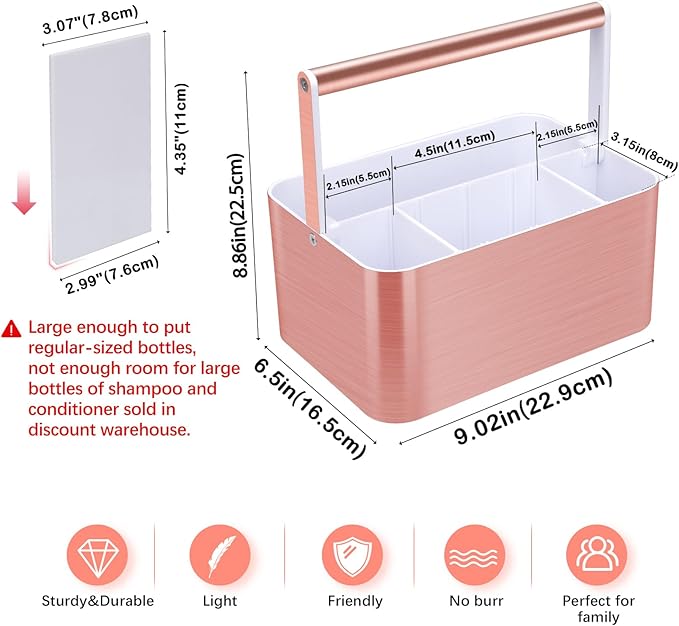 Compact Shower Caddy Dorm - Image 2
