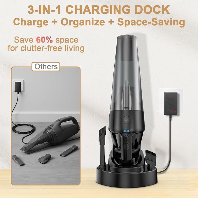 Handheld Vacuum Cordless Rechargeable - Image 4