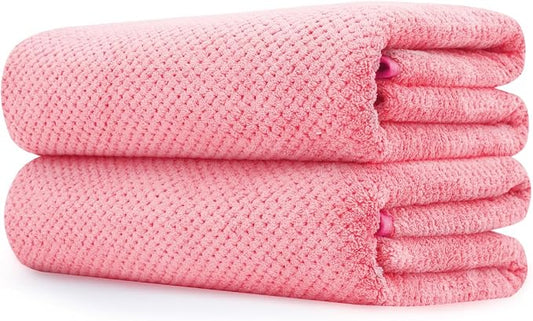 Microfiber Bath Towel Set Pack of 2, 35 x 70 Inches by BESTCHOICEFORYOU%EF%BC%81
