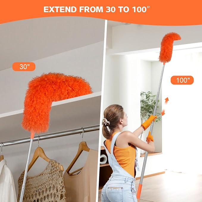 Microfiber Feather Duster Extendable Duster - Image 4
