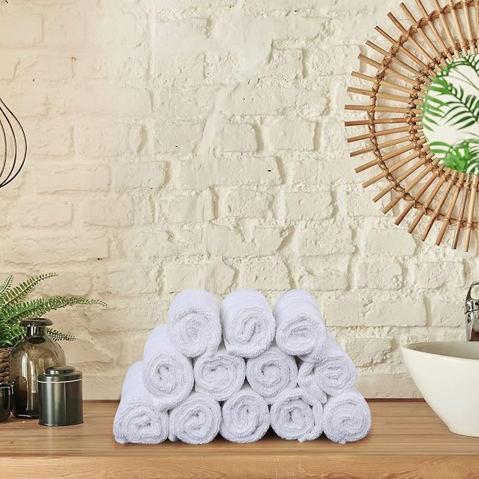 Utopia Towels Wash Cloths Set, 12 by 12 Inches, 100% Cotton Ring Spun, Highly - Image 7