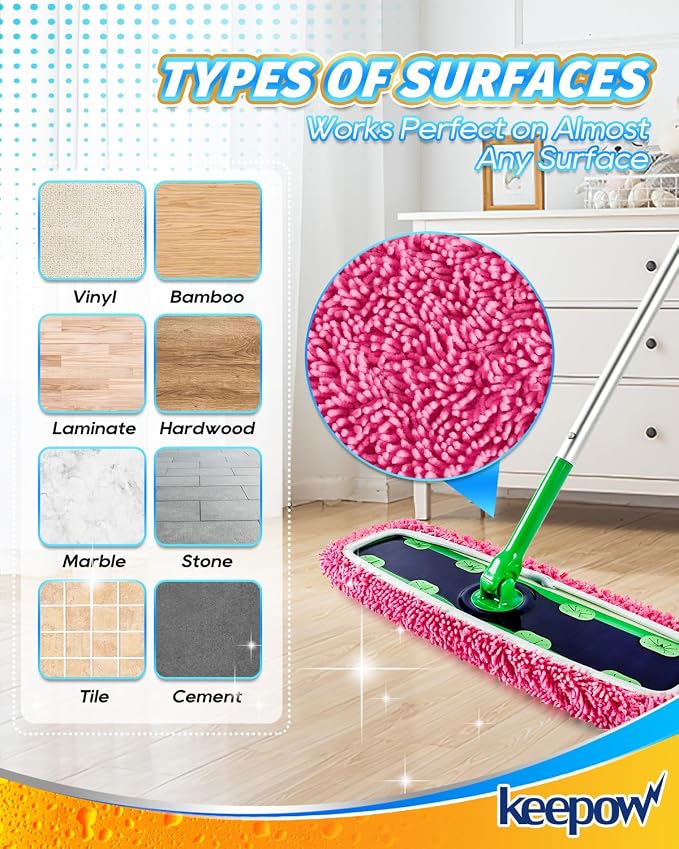 Reusable Microfiber Mop Pads for Swiffer - Image 5