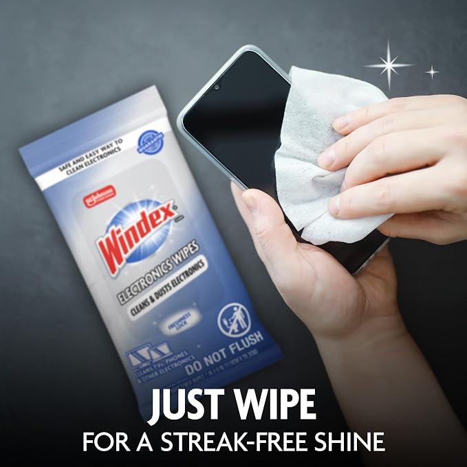 Windex Electronic Cleaning Wipes, Pre-Moistened Screen Wipes - Image 6