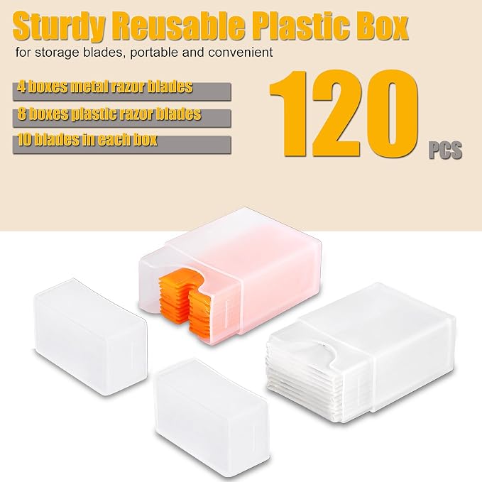 REXBETI Razor Blade Scraper Tool, 4 Pack Razor Scraper Set - Image 7