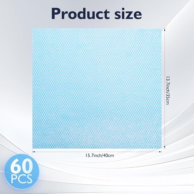 60 Pack 13.8×15.7 in Disposable Dish Cloths - Image 3