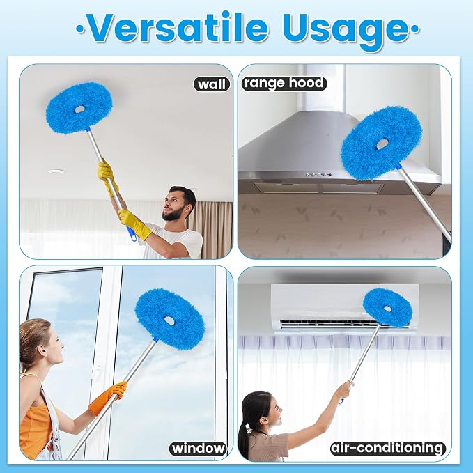 Ceiling Fan Cleaner Duster, Reusable Microfiber Duster - Image 3