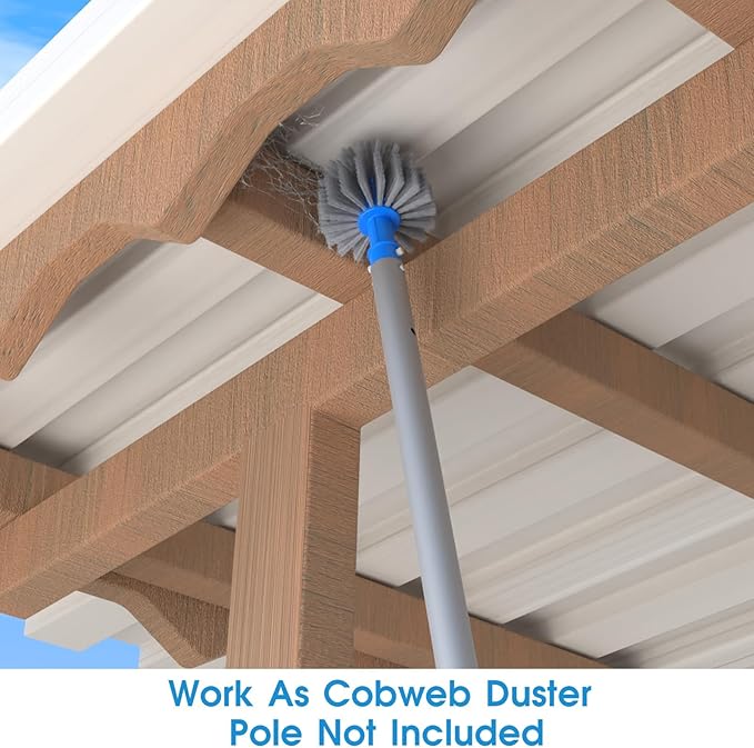 Small Pool Brush Head for Cleaning Narrow Corners Steps, Stiff Wavy Bristles - Image 6