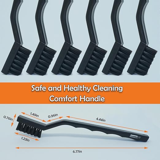 12PCS Anti Static ESD Cleaning Brush Kit – Precision Nylon Wire Brushes - Image 3