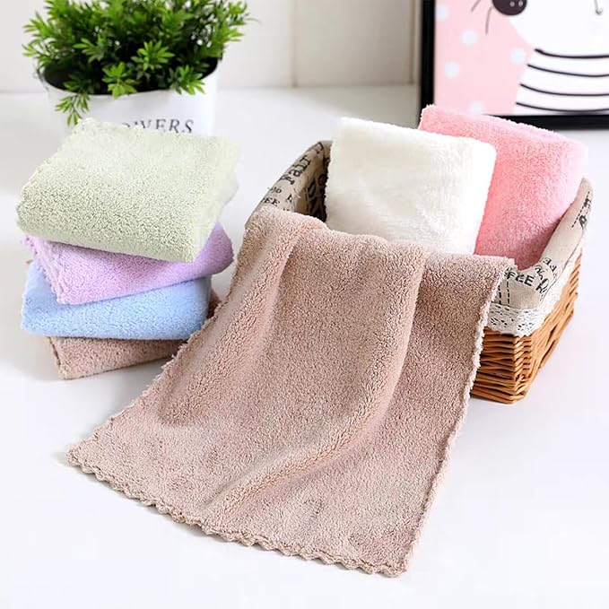 Microfiber Washcloths 5 Pack 29.5" x 13.8" Soft Feel Fingertip Towels quick - Image 4