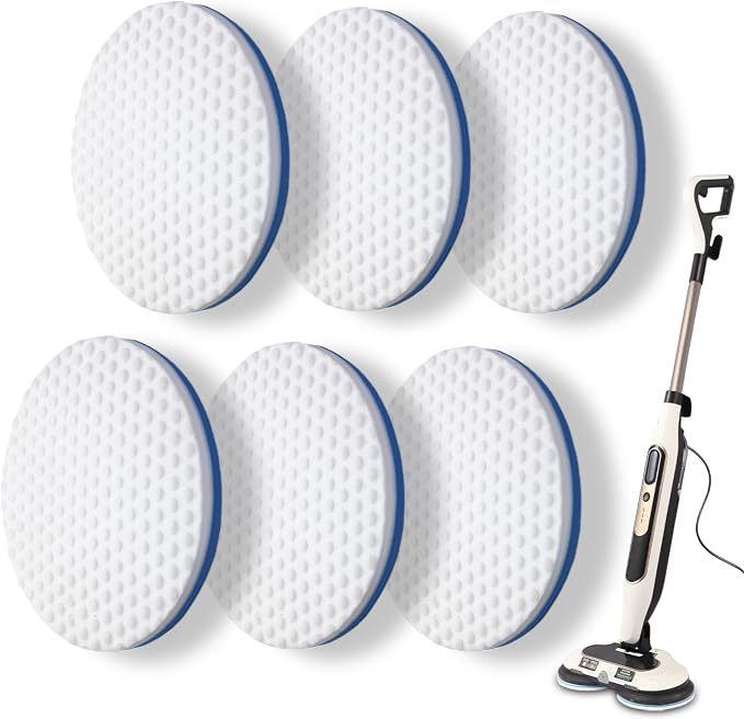 S7000 Magic Sponge Eraser Steam&Scrub Mop Pads Kit by Frescares
