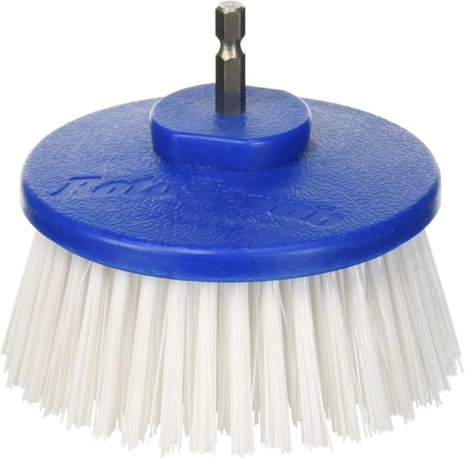 RotoScrub Multi-Purpose Drill Brush Attachment, Medium Bristle by RotoScrub