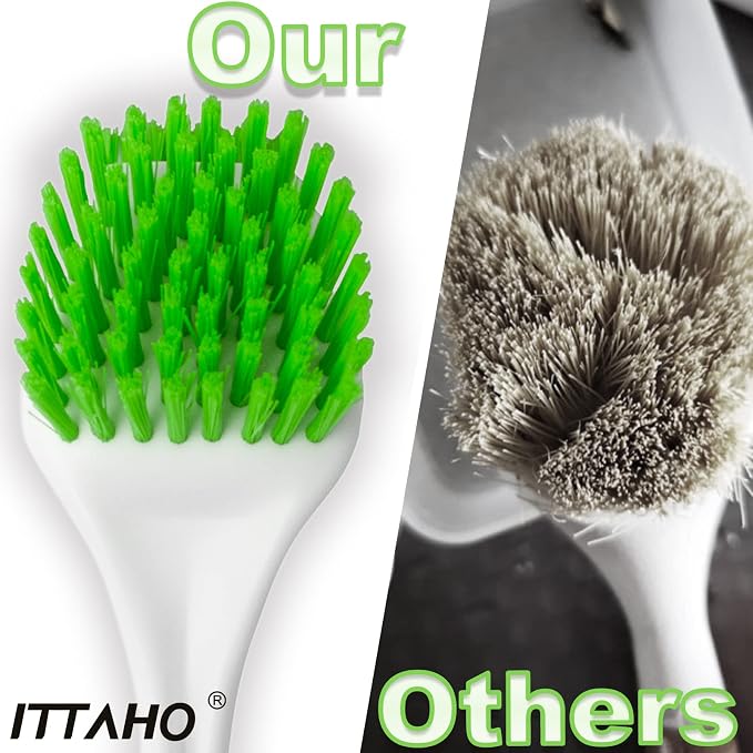 ITTAHO Dish Scrub Brush Kit, Kitchen Brush Set - Image 8