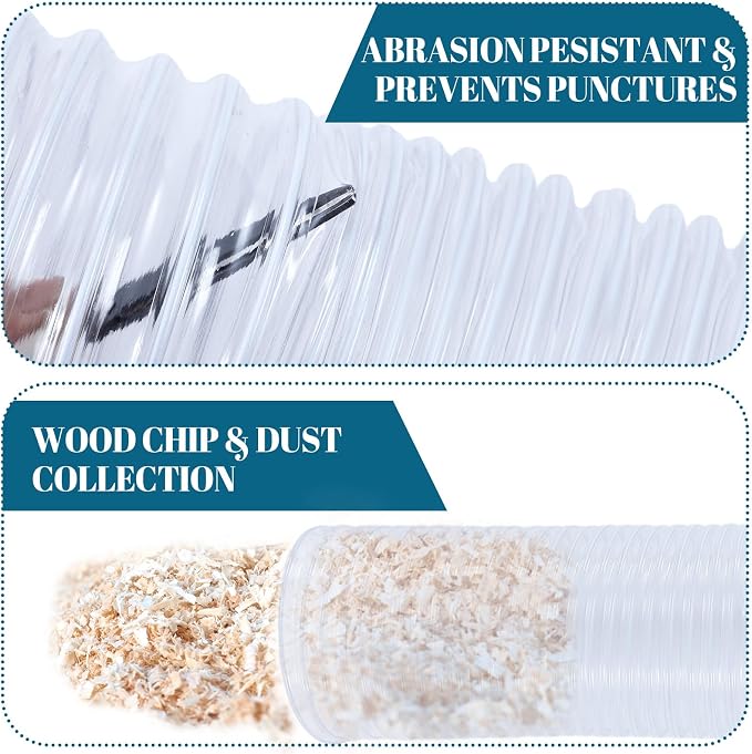 6 Inches 30 ft PVC Dust Collection Hose - Image 4