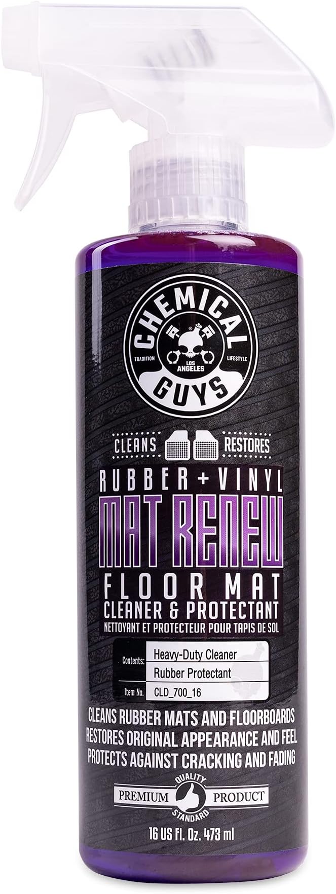 Chemical Guys Mat Renew Rubber and Vinyl Car Floor Mat Cleaner & Protectant by ChemicalGuys