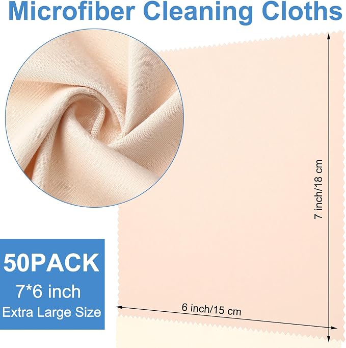 Frienda 50 Pcs Microfiber Cleaning Cloth - Image 2