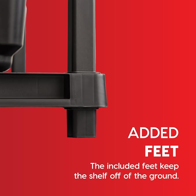IRIS USA 4-Shelf Extra Heavy Duty Deep Plastic Storage Shelves, 800lb Capacity - Image 6
