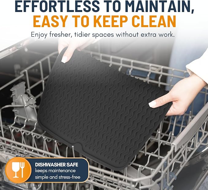 Silicone Dish Drying Mat for Kitchen Counter - Image 5
