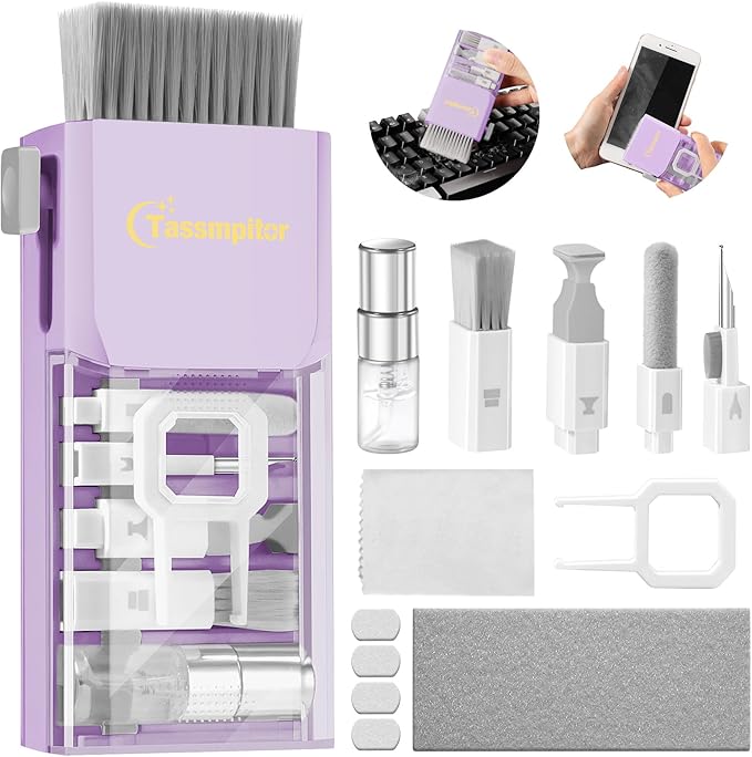 Laptop Screen Keyboard Cleaner Kit, All in 1 Electronic Cleaning Tool by Tassmpitor