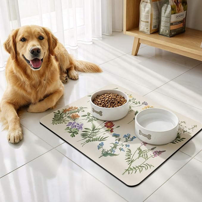 LOKHOM Dish Drying Mat for Kitchen Counter, Dish Drainer Rack Mat for Kitchen - Image 4