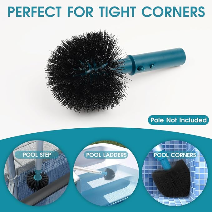 Poolvio 20" 2 in 1 Pool Brush Head - Image 7