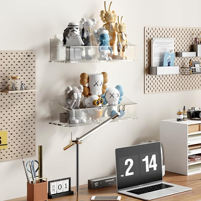 Acrylic Shower Shelves 3 Pack, Versatile Caddy - Image 6