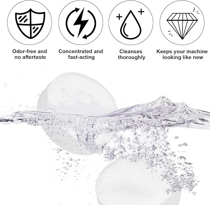 2pcs Espresso Cleaning Discs & 12pcs Cleaning Tablets Compatible - Image 3
