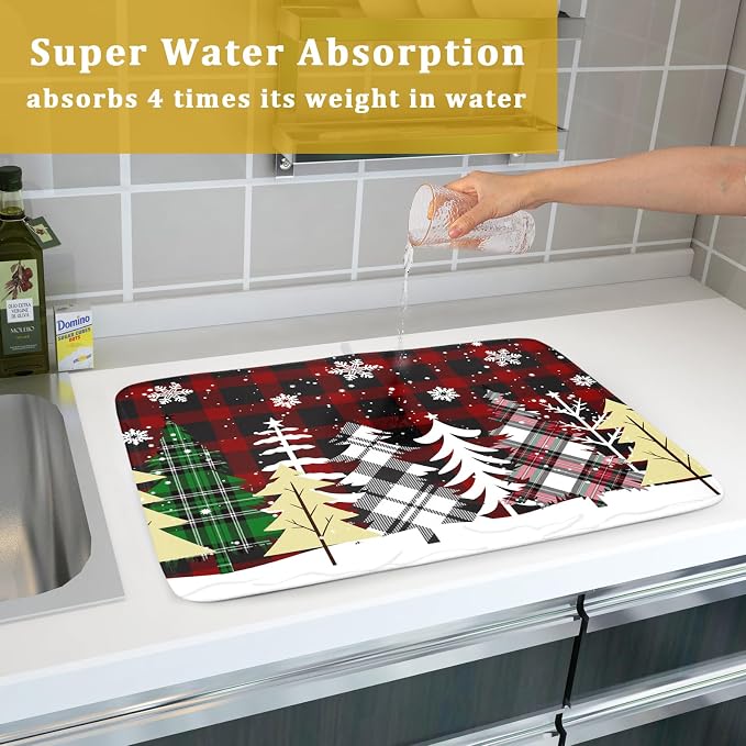 Merry Christmas Dish Drying Mat - Image 7
