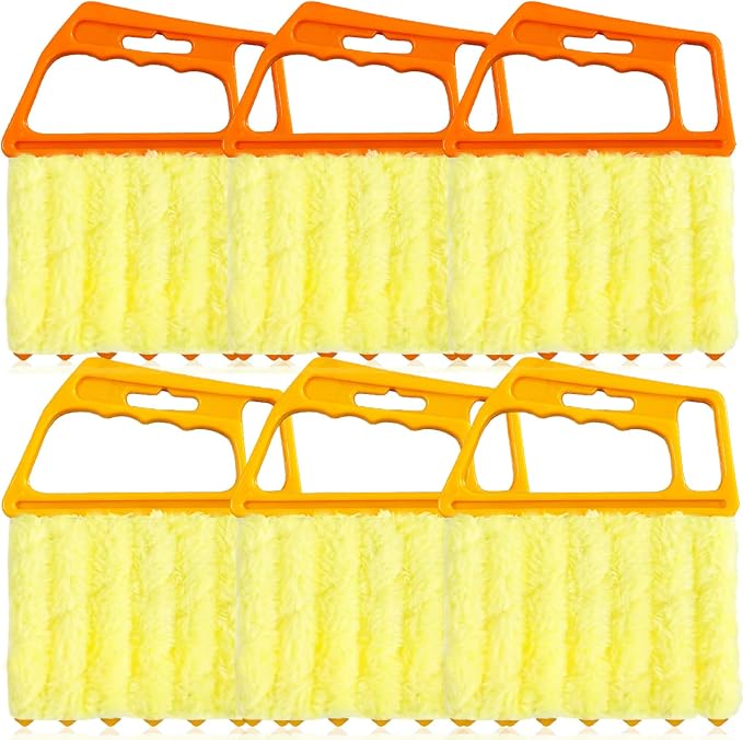 AOCEAN 6 Pcs Blind Cleaner Duster Tool 7-Finger Dusting Cleaner Tool by AOCEAN