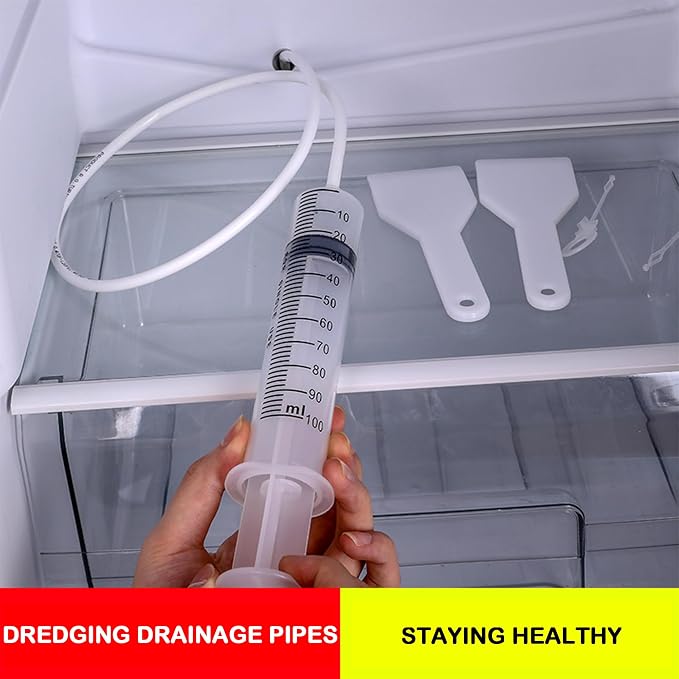 Ultra Long Stainless Steel Cleaning Brush Set, Refrigerator Drain Hole Blockage - Image 4