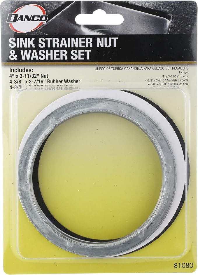 Danco 81080 Sink Strainer Nut and Washer Set - Image 4