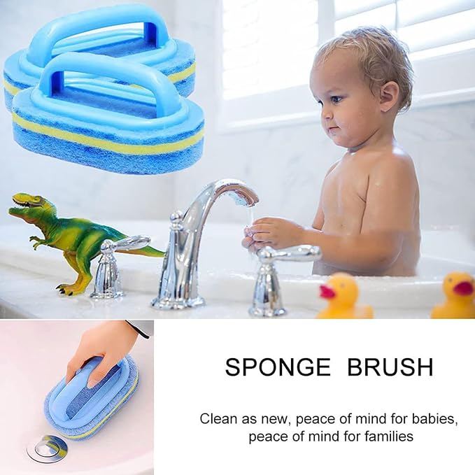 2pcs Household Cleaning Tools Quality Sponge Cleaning Brush - Image 5