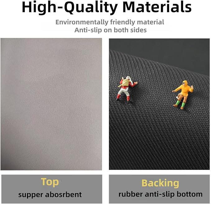 2PCS Dish Drying Mat for Kitchen Counter – Super Absorbent, Heat Resistant & - Image 5