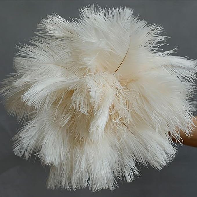 Ostrich Feather Dusters, Naturally Soft, Solid Wood Handle, 17.3'' Long - Image 4