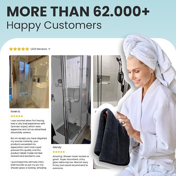 Shiny Wipes XL Drying Towel, The Original, Ultra Absorbent Twisted-Loop Design - Image 9
