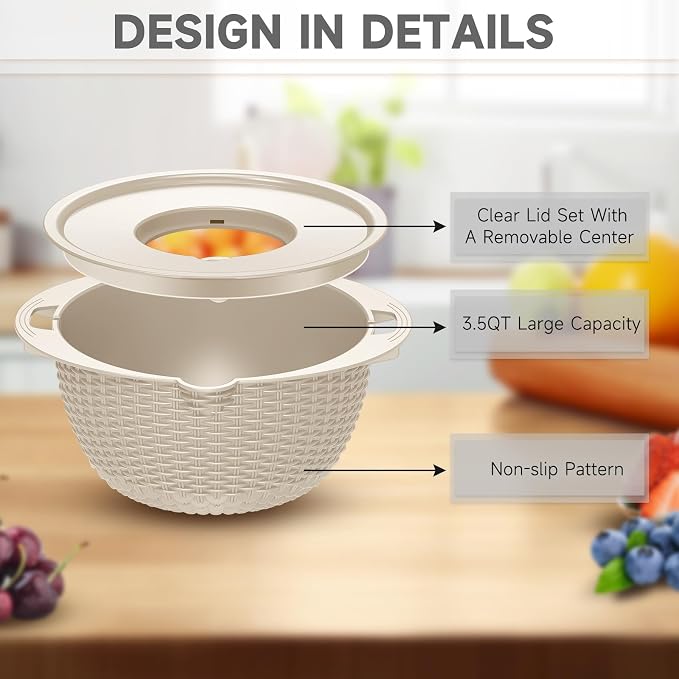 4-1 Colander with Bowl Set - Image 7