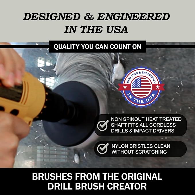 Interior Car Detailing Drill Brush Set - Image 3