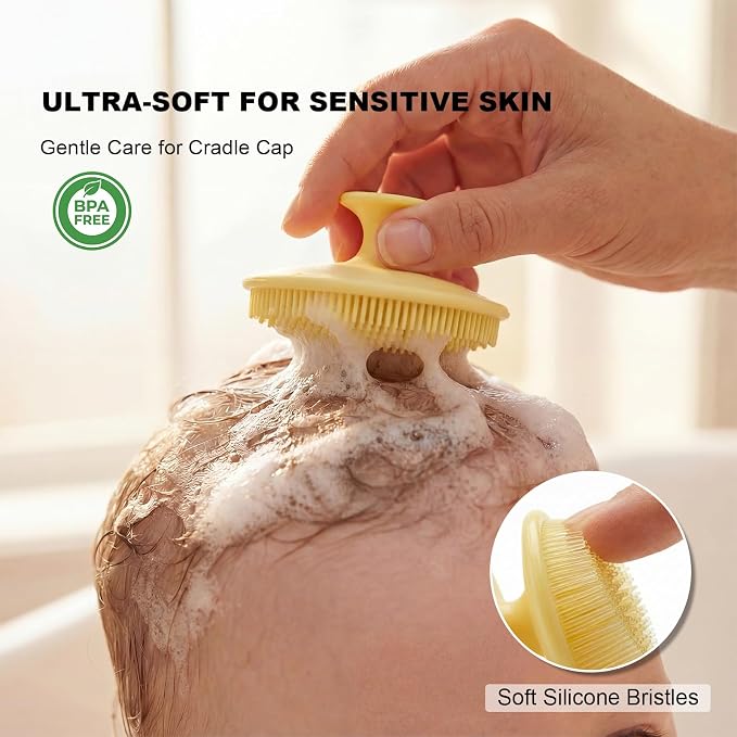 4 Pack Face Scrubber, JEXCULL Soft Silicone Facial Cleansing Brush Face - Image 3