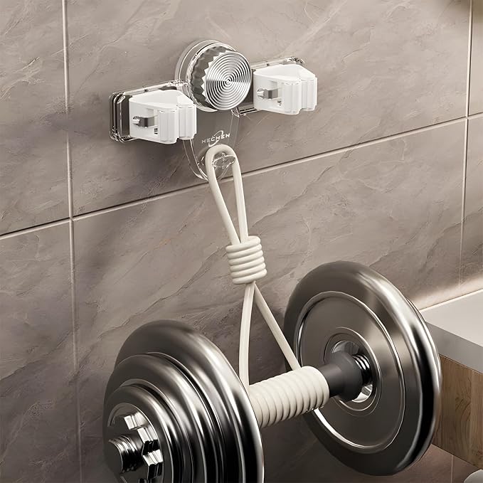Atlodas Broom Holder Mop Hanger, No punching required Broom Hanger Organizer - Image 3