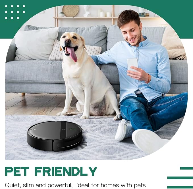 Robot Vacuum for Pet Hair, 2-in-1 Vacuum & Mop Combo - Image 5