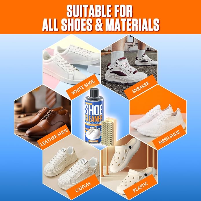 Shoe Cleaner – 10.15 fl oz Shoe Cleaning Kit - Image 5