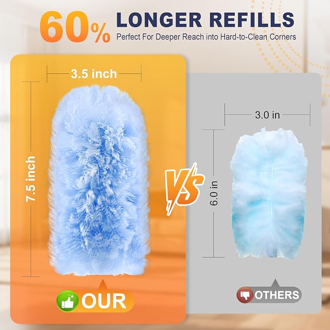 30-Pack Heavy Duty Duster Refills Compatible - Image 3