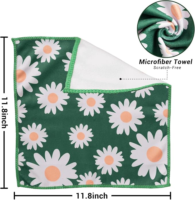YUA Microfiber Cleaning Cloth 12 Pack, Microfiber Towels Cleaning, Microfiber - Image 2