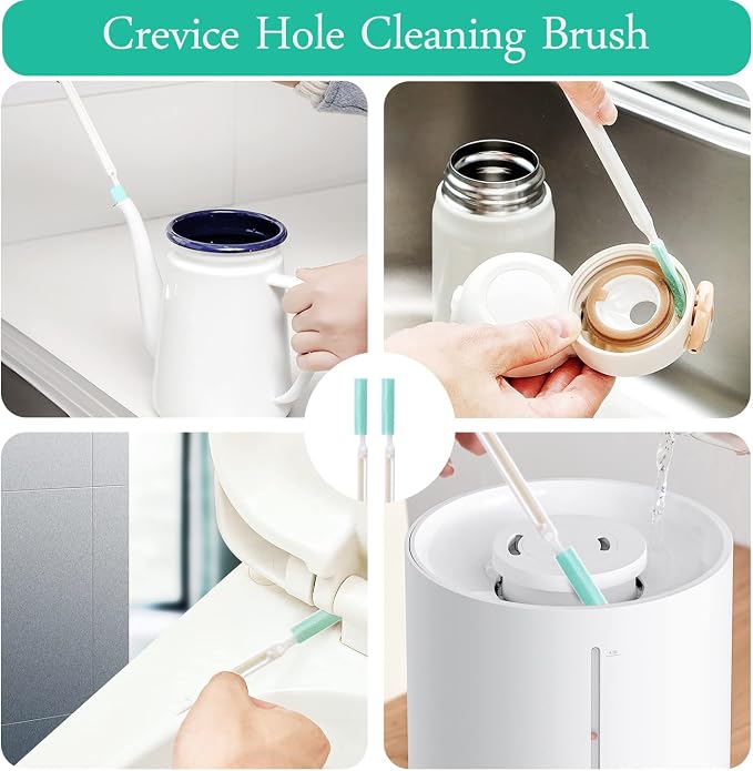 Small Cleaning Brushes for Household Cleaning, Crevice Cleaning Tool Set for - Image 3