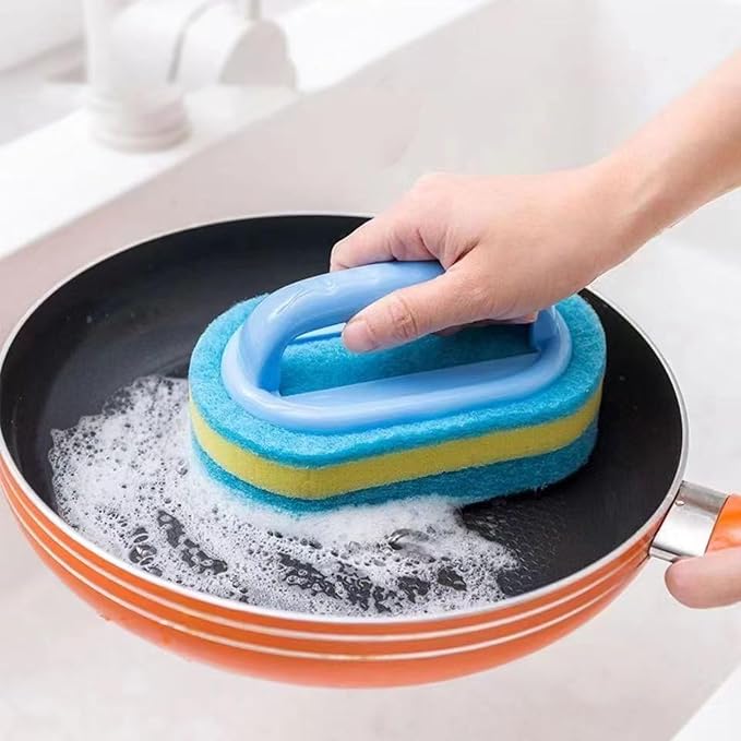 2pcs Household Cleaning Tools Quality Sponge Cleaning Brush - Image 6