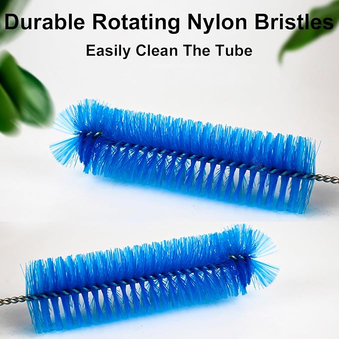 Flexible Long Drain Brush, 66 Inch Double Elastic Ended Nylon Cleaner Pipe Brush - Image 4