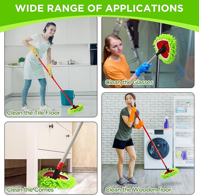 Baderke 3 Pack Mop Heads Replacements Compatible - Image 5
