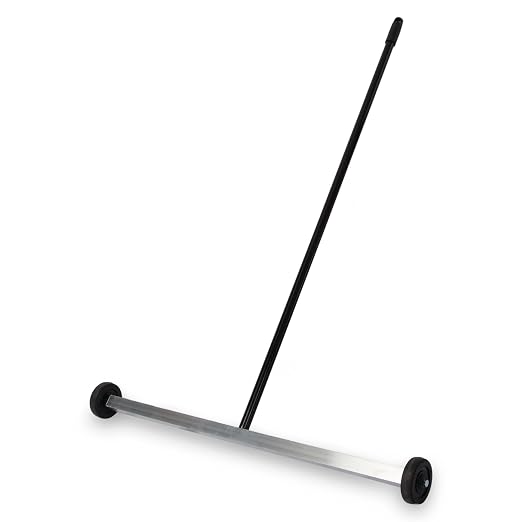 Master Magnetics Magnet Sweeper, 27” Wide Push-Type Mini Magnetic Broom by MasterMagnetics