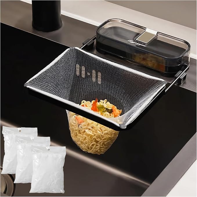 Sink Drain Strainer 2025 New Suction Cup Sink Kitchen Net Strainer Colander by Unknown
