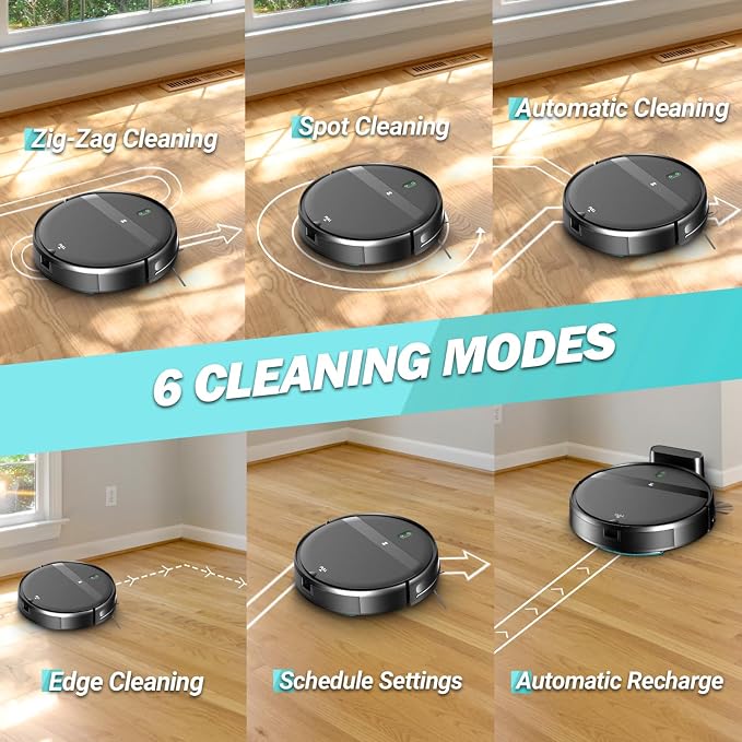 Robot Vacuum and Mop Combo, 2-in-1 Robotic Vacuum Cleaner - Image 4