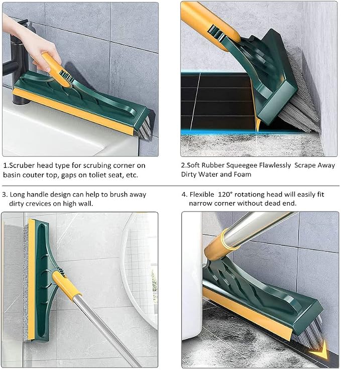2 in 1 Floor Brush Scrubber - Image 2